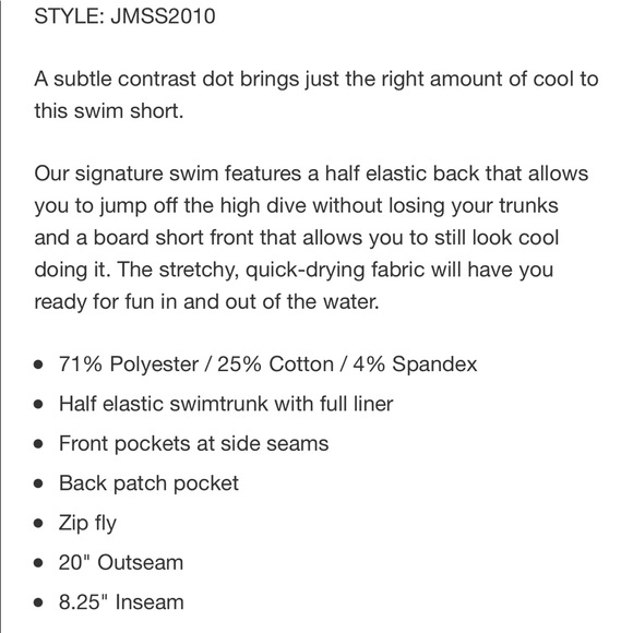 Johnnie-O Onslow Board Shorts. Size XXL. NWT. - Picture 9 of 12